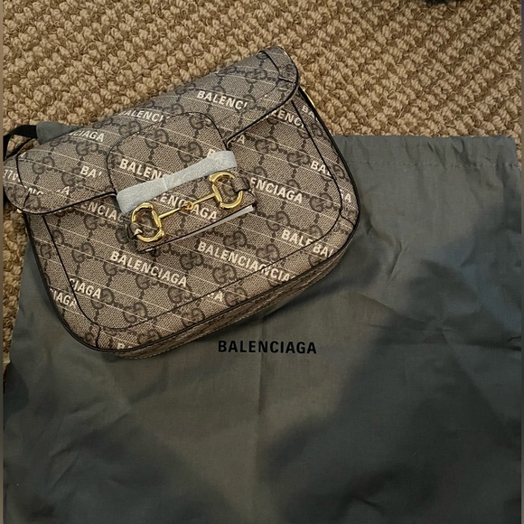 Last Call - GUCCI x BALENCIAGA The Hacker Project mini Gucci Horsebit 1955 - Picture 3 of 12